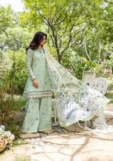 3-PC Unstitched Digital Printed Lawn By Elaf | BASILE